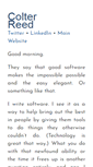Mobile Screenshot of colterreed.net